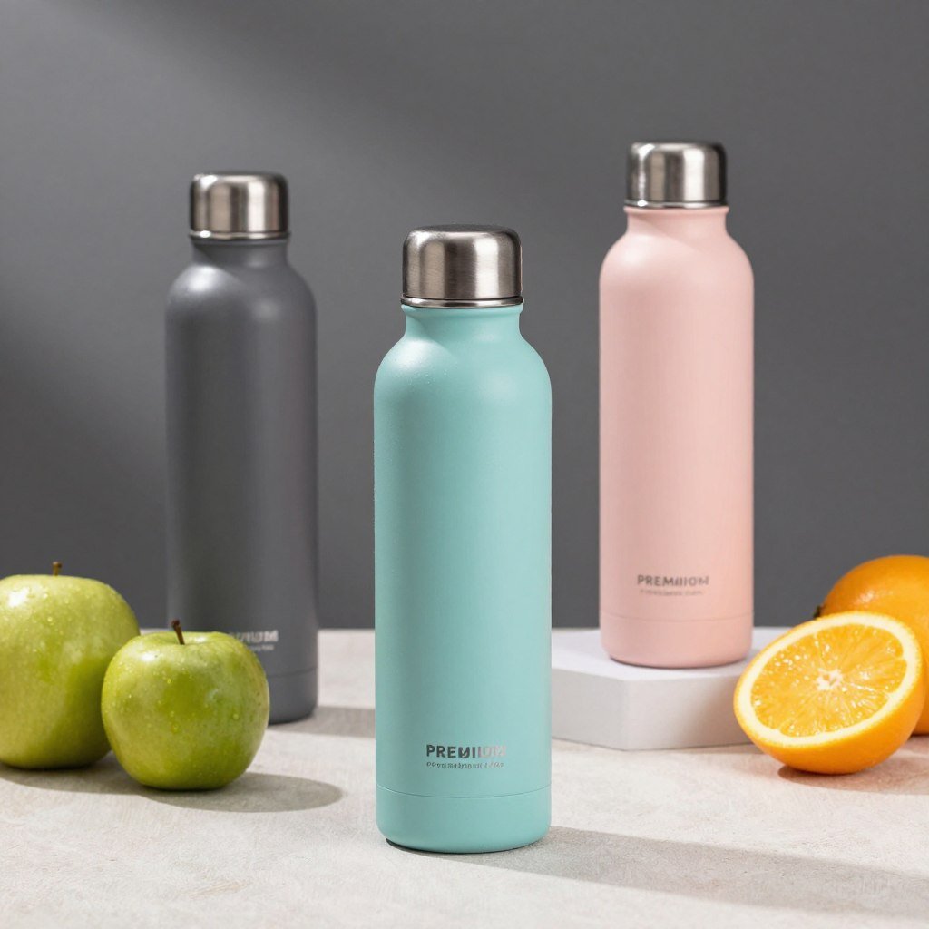 High-quality water bottles as baby shower prizes