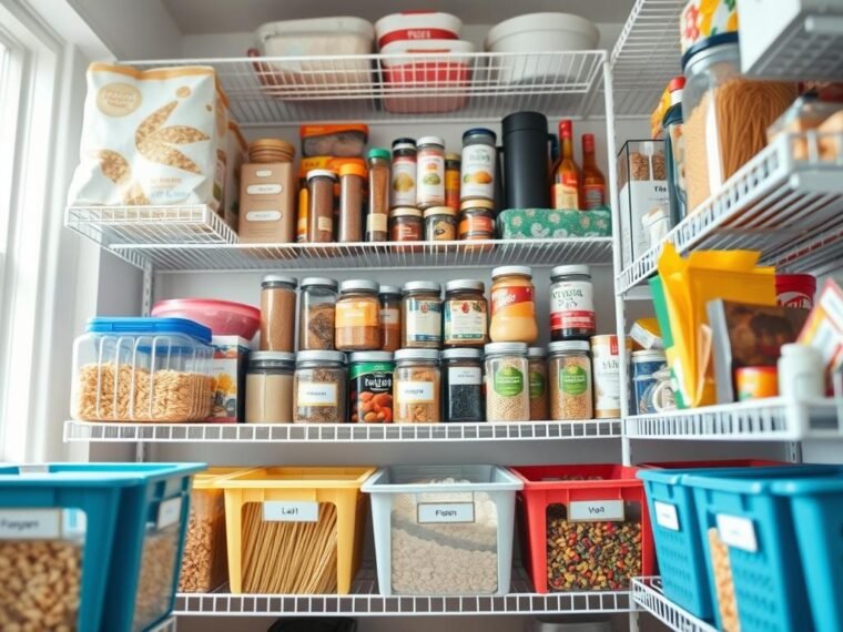 How to Organize a Pantry with Wire Shelves