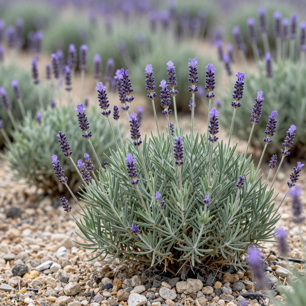 Lavender plants in bloom