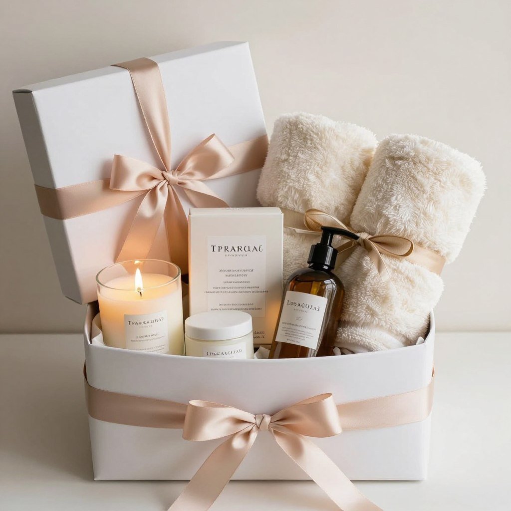 Luxury spa gift baskets for baby shower prizes
