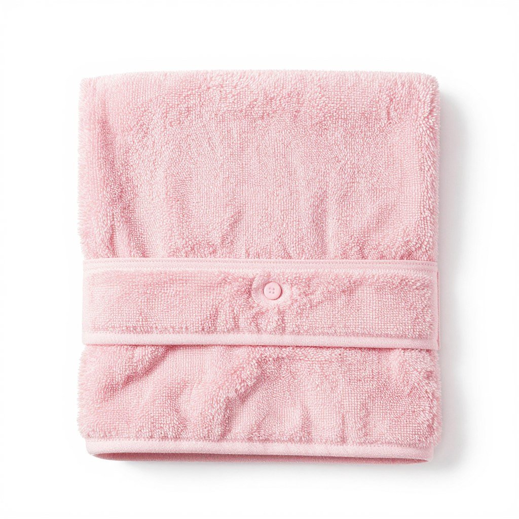 Microfiber hair towel wrap for gentle drying