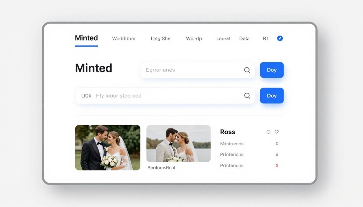 Minted advanced search filters interface