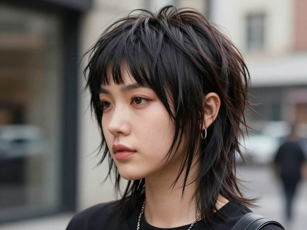 Modern layered shag haircut Fall 2026