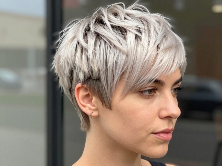Modern pixie cut hairstyle for summer 2026