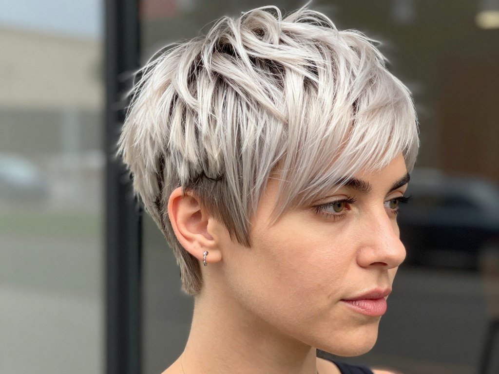 Modern pixie cut hairstyle for summer 2026