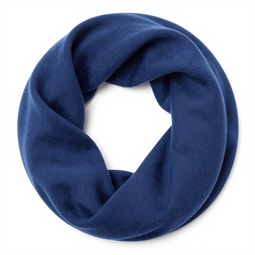 No-sew infinity scarf made from t-shirt fabric