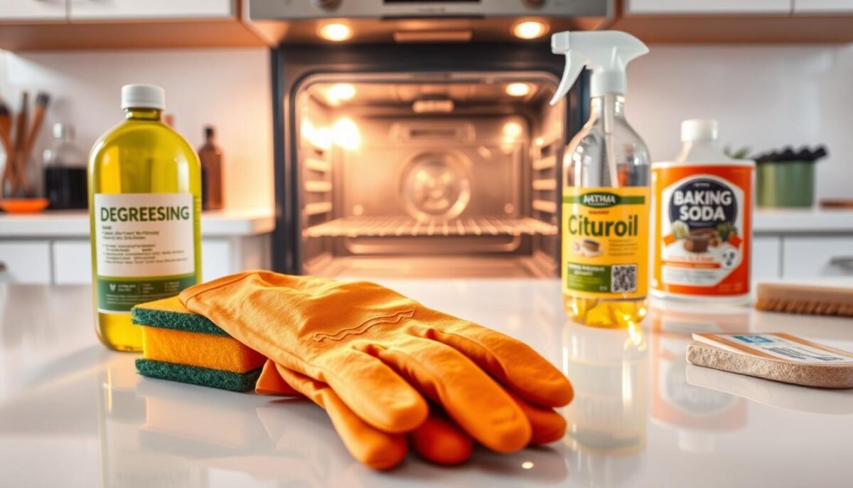 Oven degreasing methods