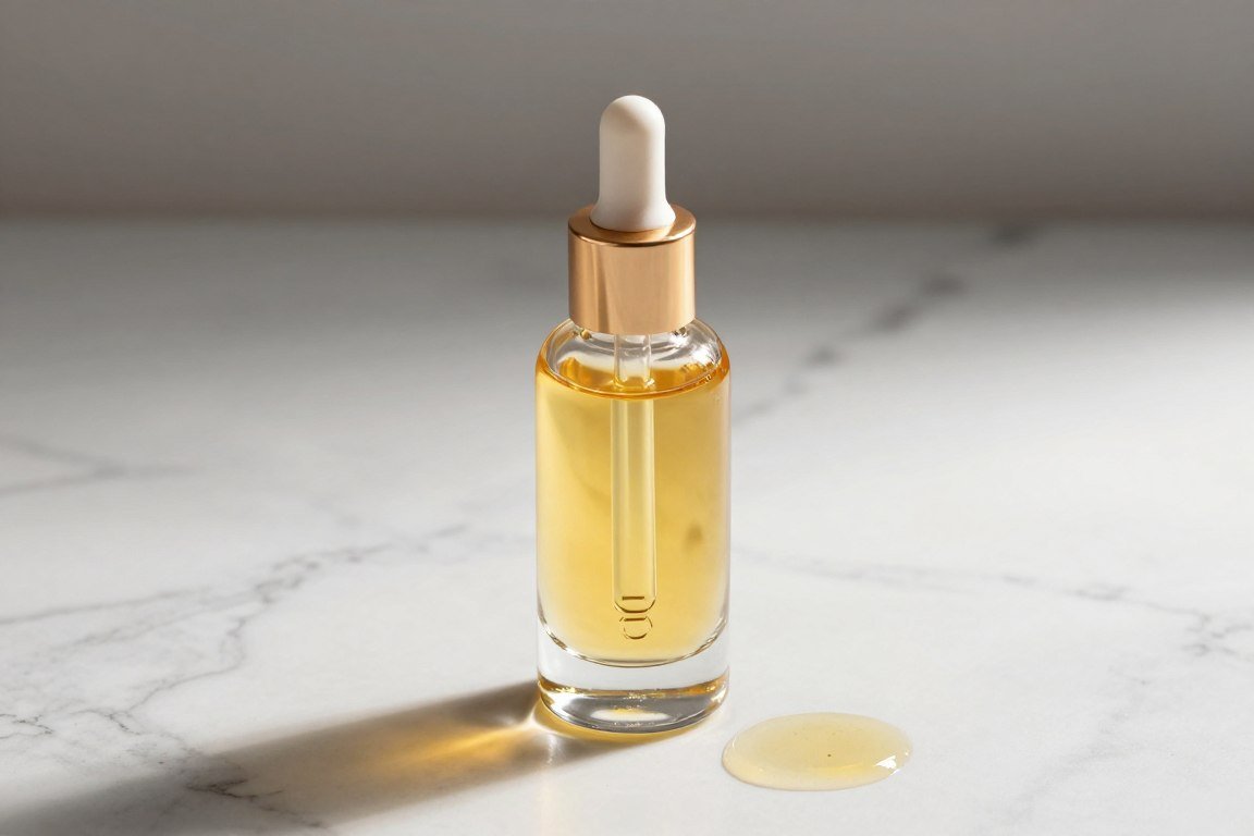 Overnight hair oil treatment serum