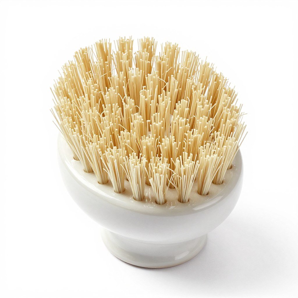 Professional round brush for styling fine hair with bangs