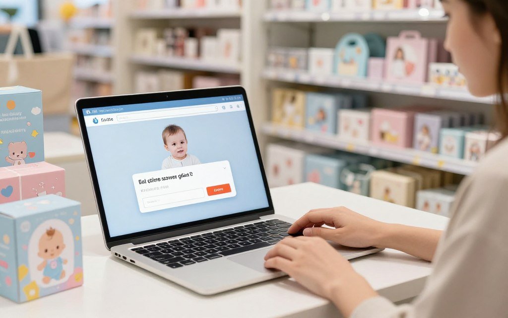 Shopping for baby shower prizes online and in stores