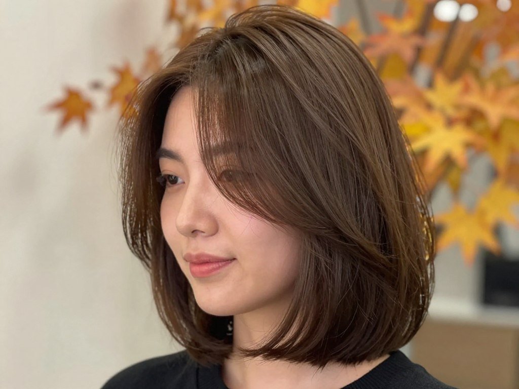 Shoulder-grazing layered haircut Fall 2026