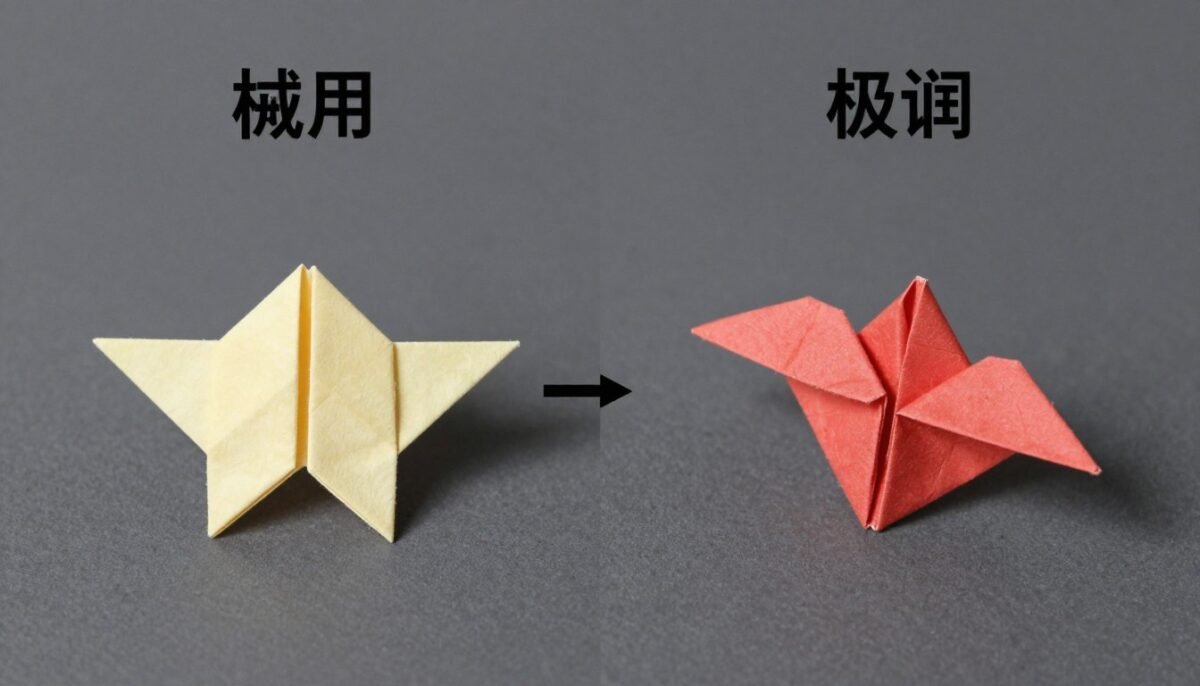 Split screen showing correct and incorrect folding techniques side by side