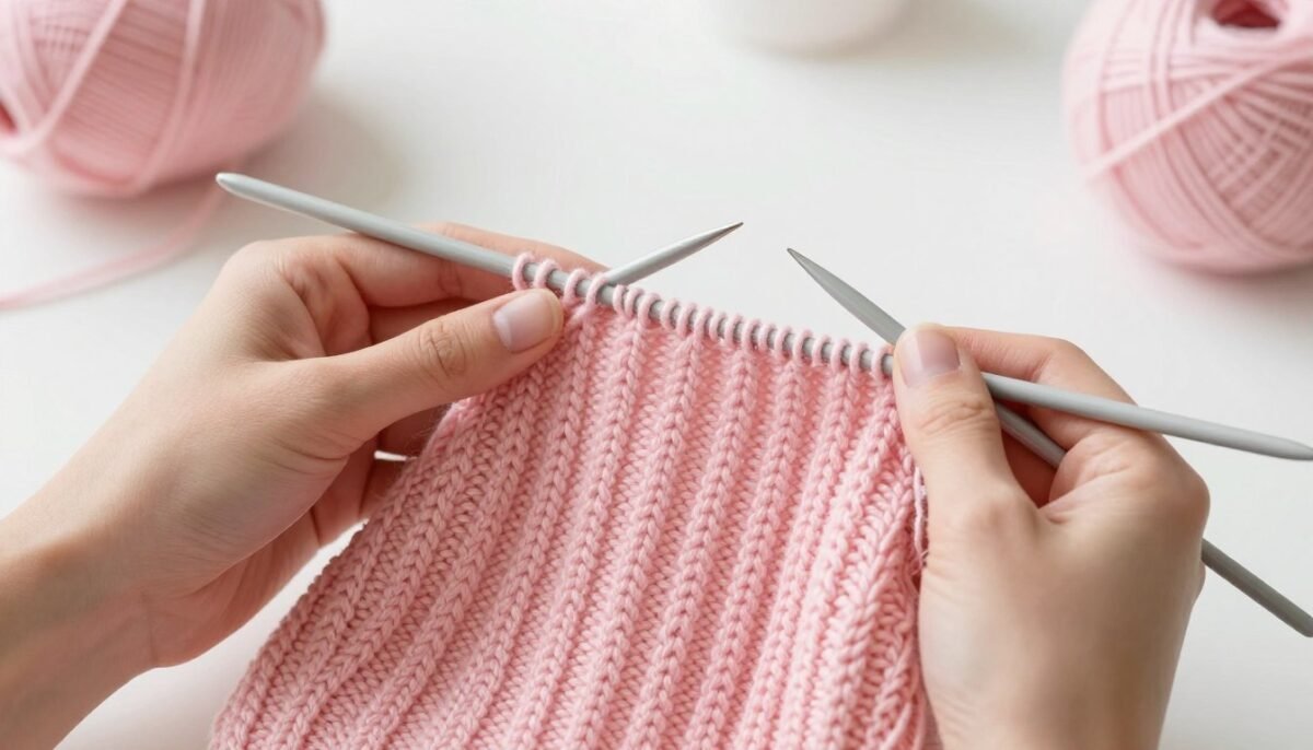 Starting the neckline of baby sweater on circular needles