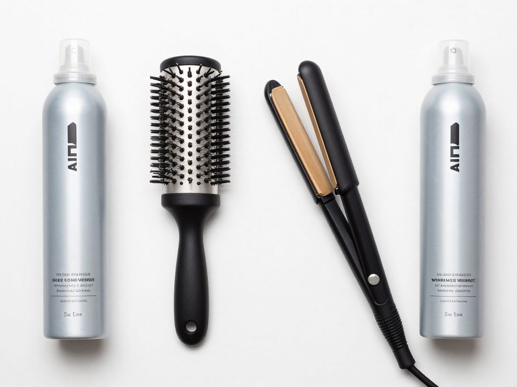 Styling tools and products for blunt bob on thin hair