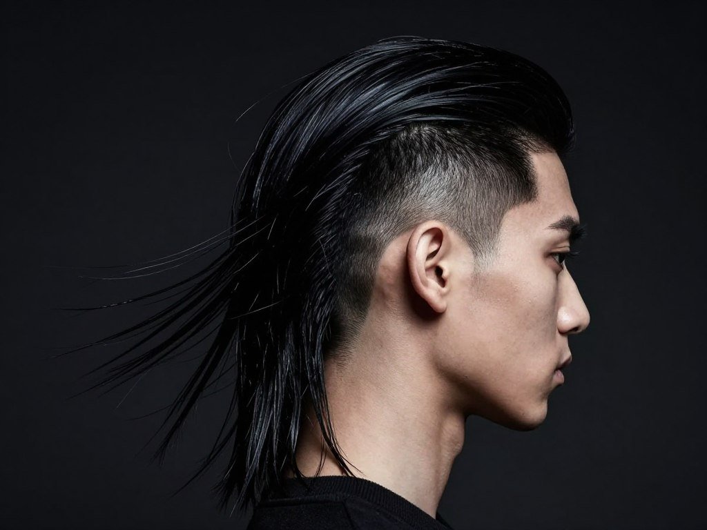 Undercut hairstyle with long top section, bold witchy haircut ideas