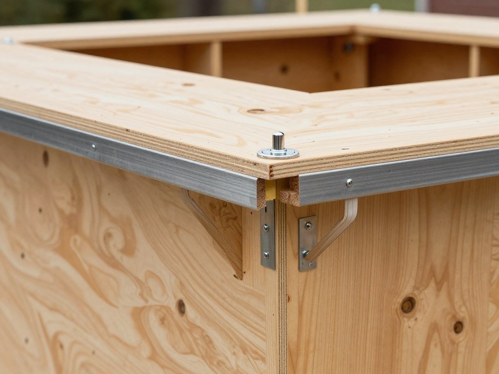 Weatherproof outdoor bar with marine-grade materials