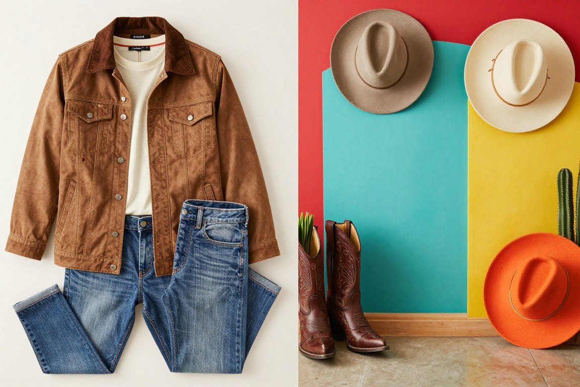 Western party color scheme display showing neutral and bright options