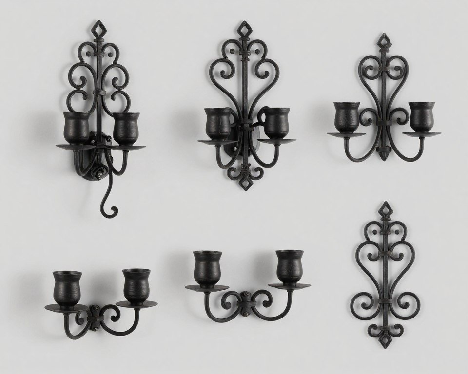 Wrought iron home decor accessories collection