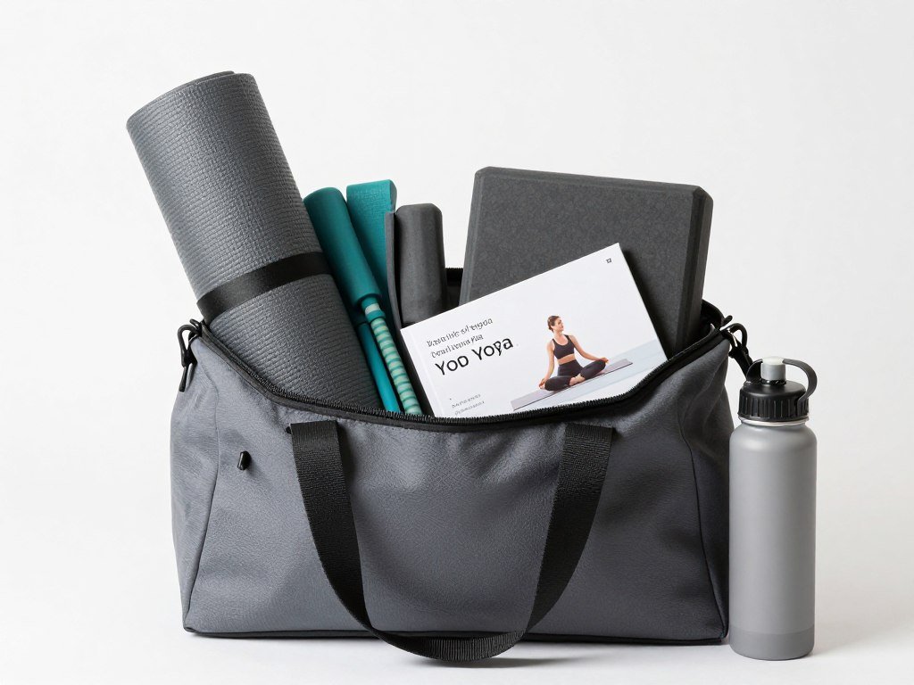 Yoga and movement gift basket with exercise accessories