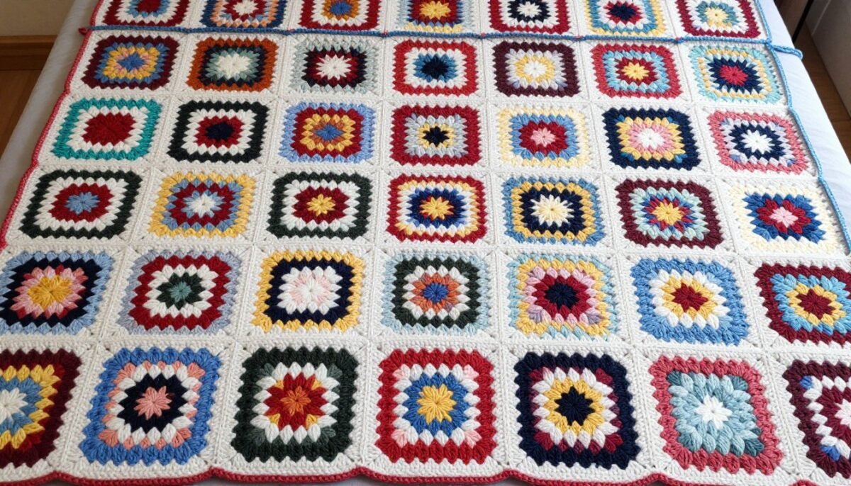 afghan blanket rows building up afghan blanket rows building up