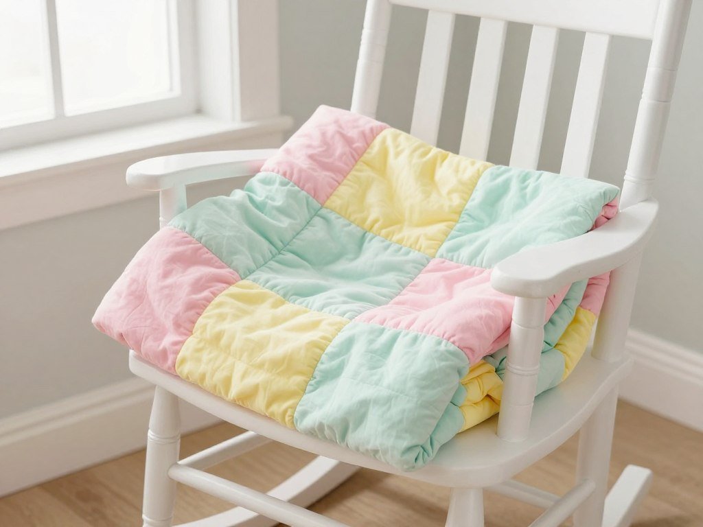 baby blanket made from solid granny squares