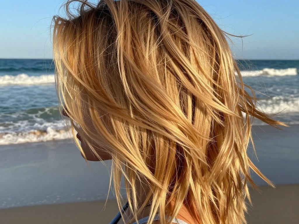 beach waves wedding guest hairstyle