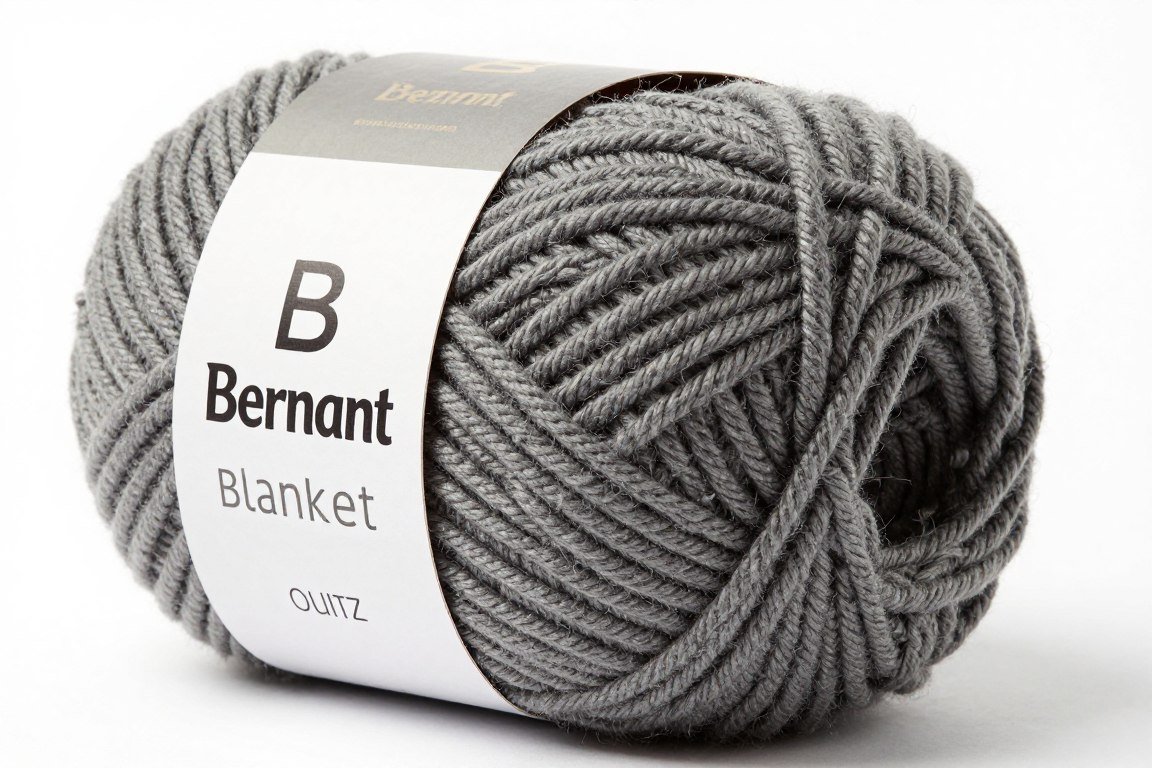 bernat blanket yarn in warm gray color