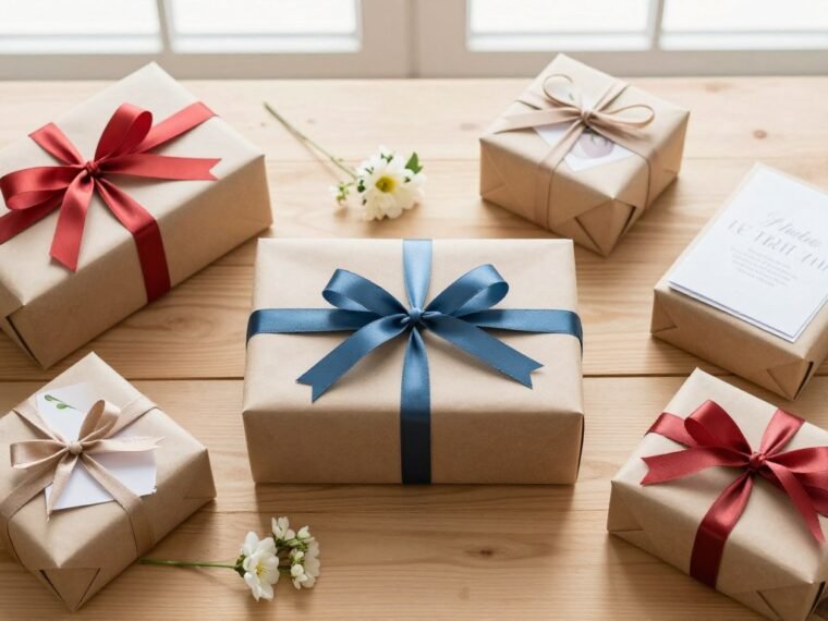best friend gift guide wrapped presents colorful ribbons celebration