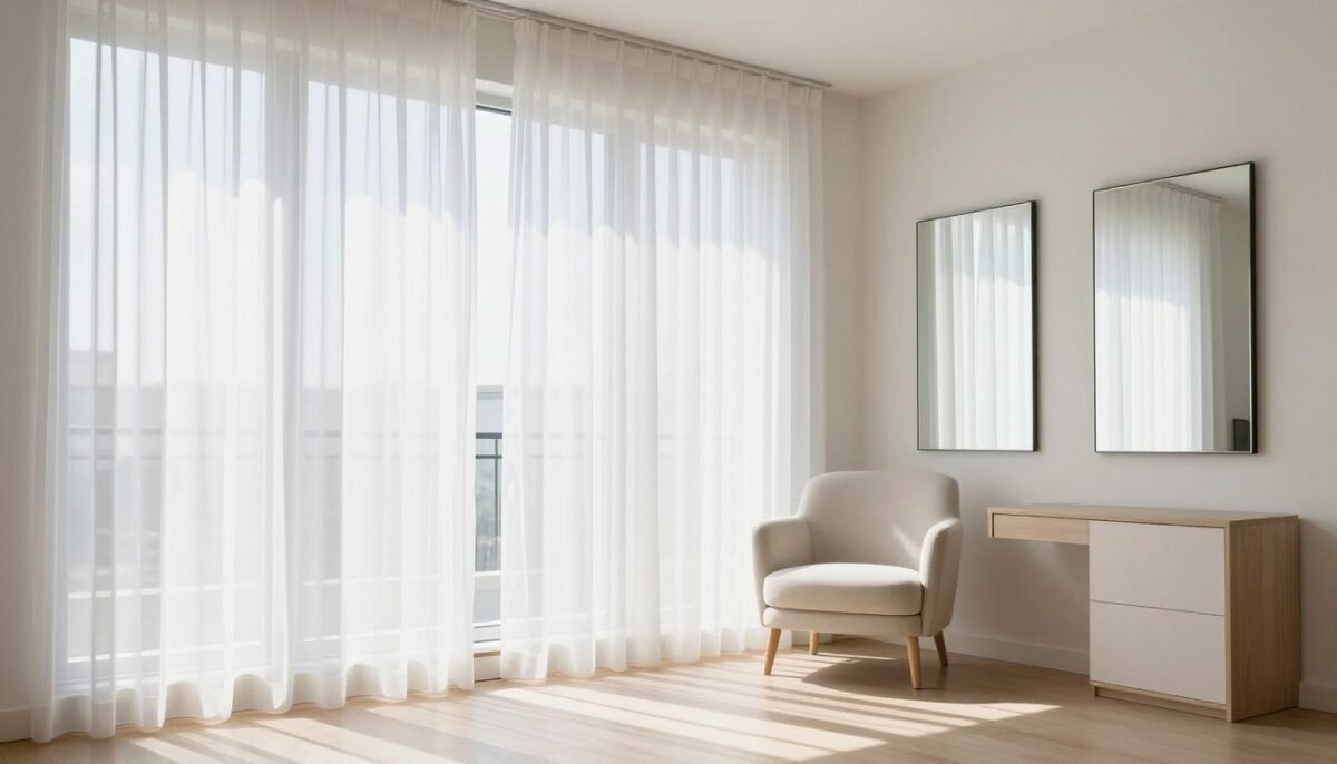 bright small living room with maximum natural light