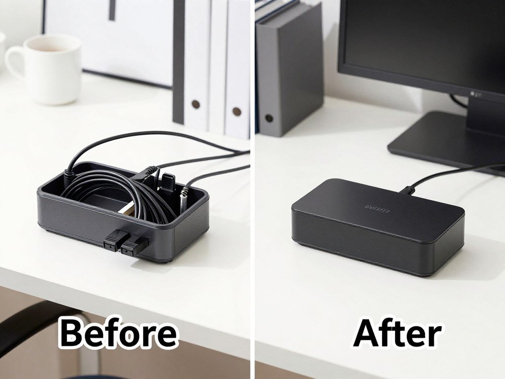 cable organizer cord management desk accessory tidy