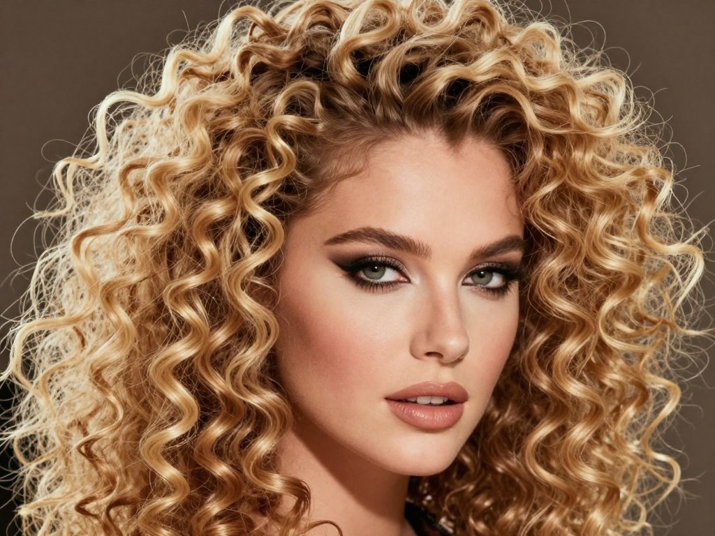 crimped hair texture creating volume for thin hair