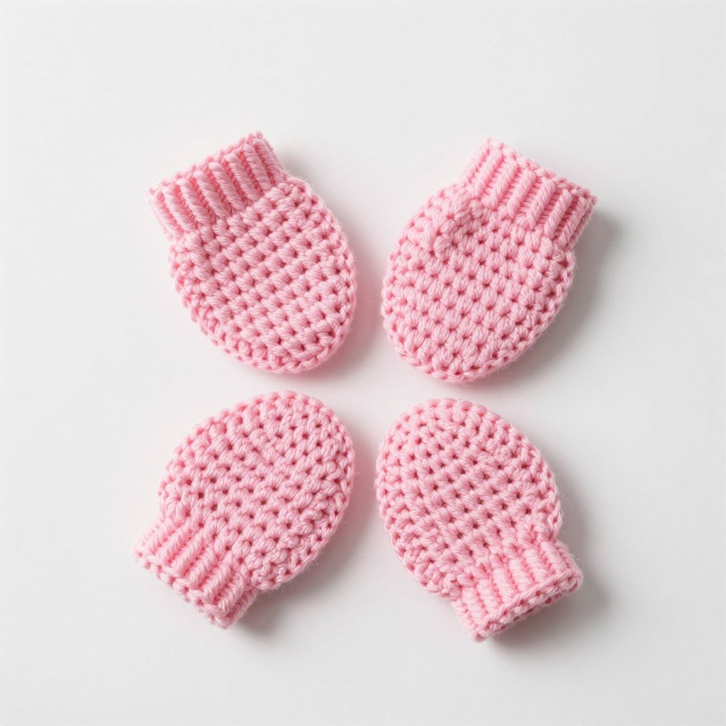 crochet baby mittens free pattern