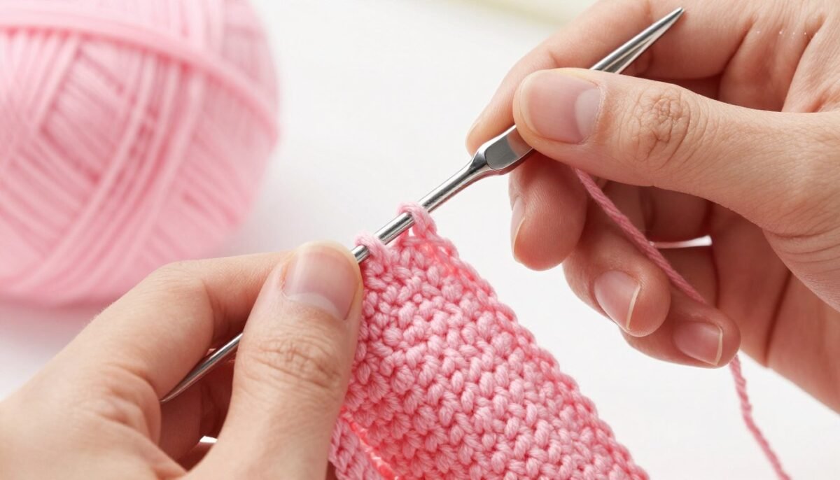 crochet stitches demonstration for baby booties