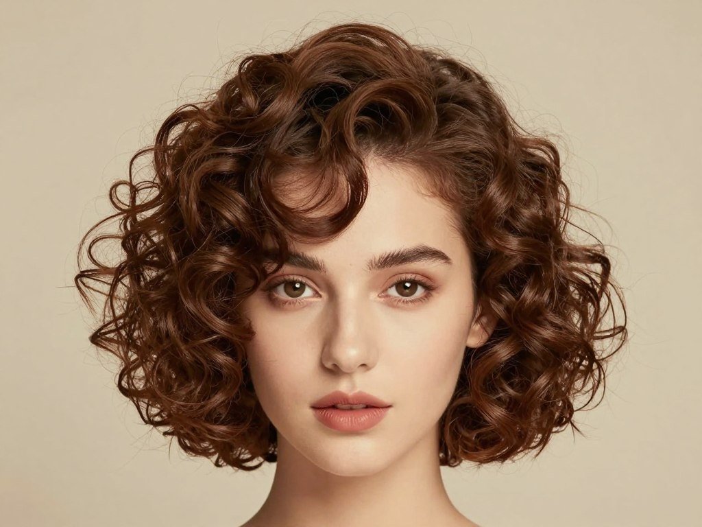 curled bob wedding guest style