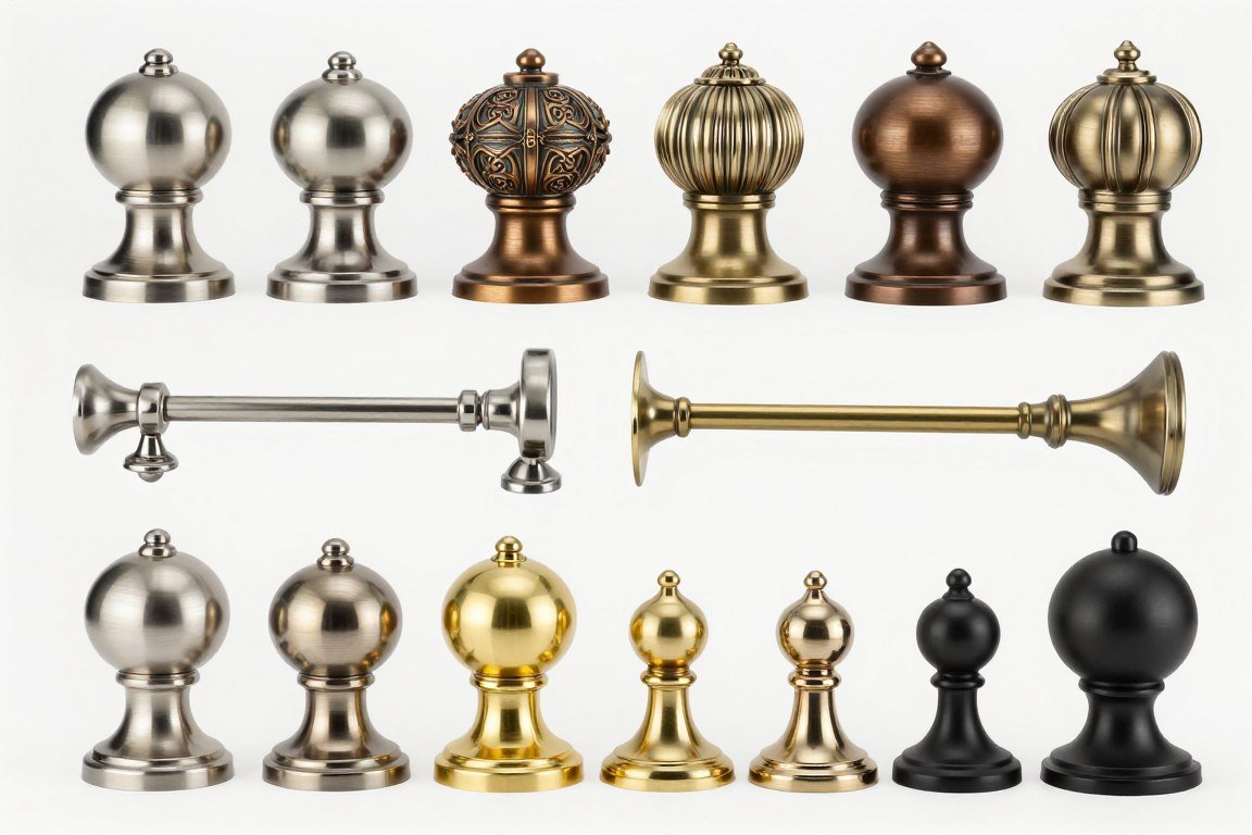 decorative drapery hardware options