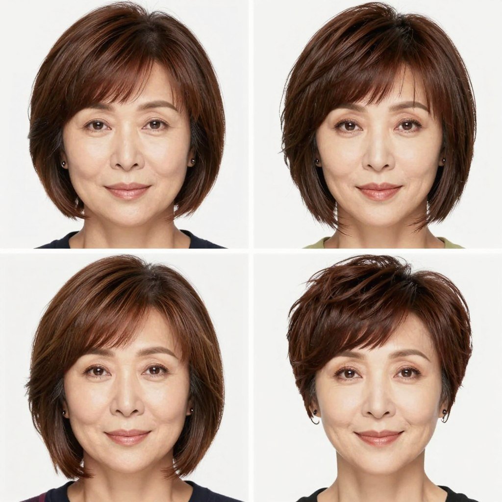 examples of shag haircuts for different face shapes