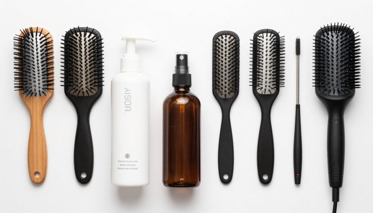 hair care products and tools for maintaining volume in thin hair