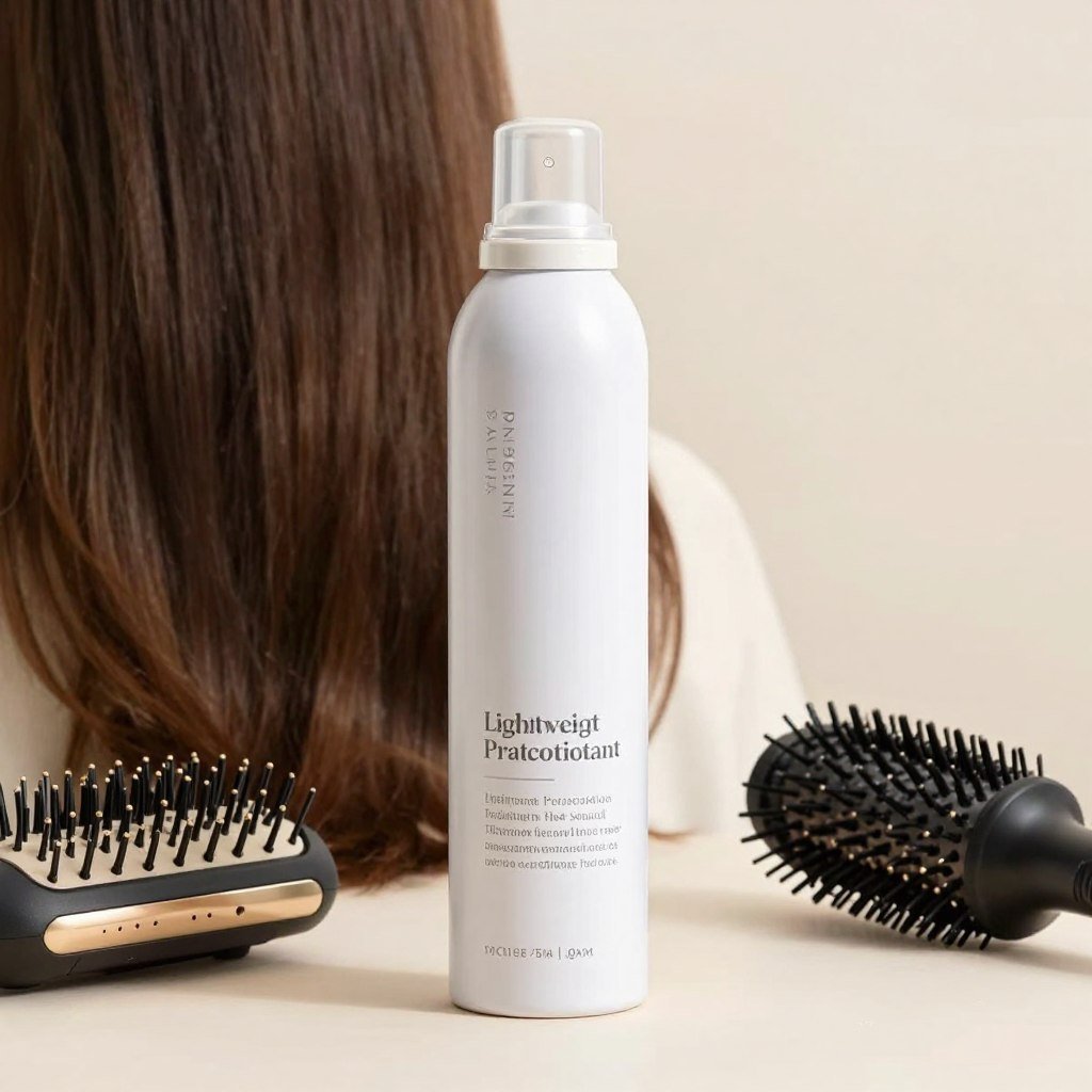 heat protectant spray for fine hair protection
