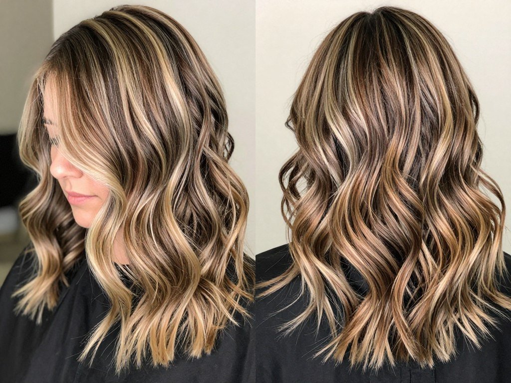 highlights and lowlights adding volume to thin hair