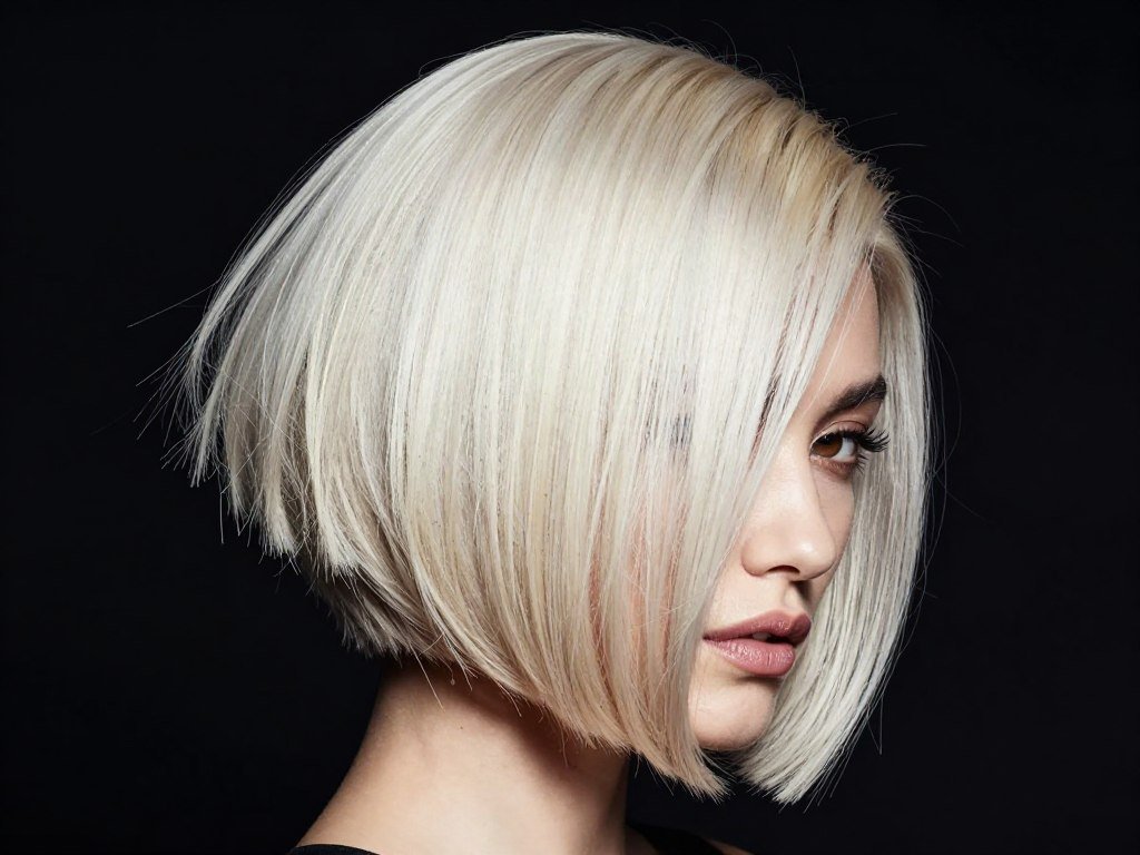 inverted bob haircut for thin hair volume