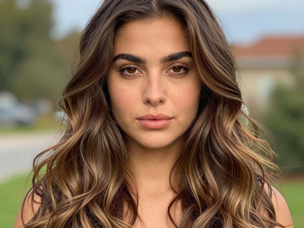 long layers chin level heart face shape