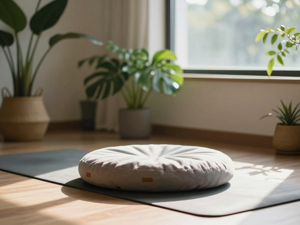 meditation cushion yoga pillow comfortable sitting support