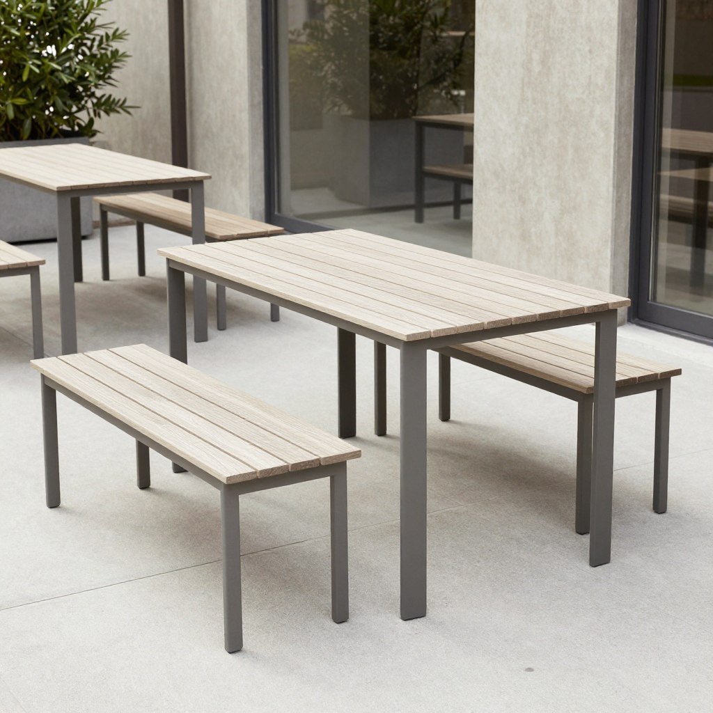modern outdoor furniture pieces designed for small spaces