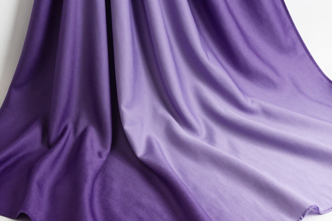 ombre color fade afghan