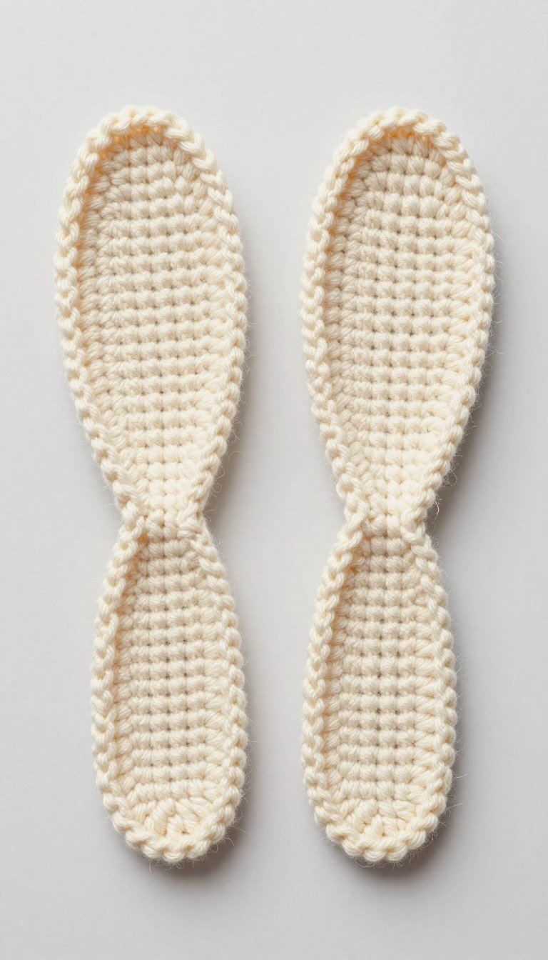 pair of completed crochet bunny ears