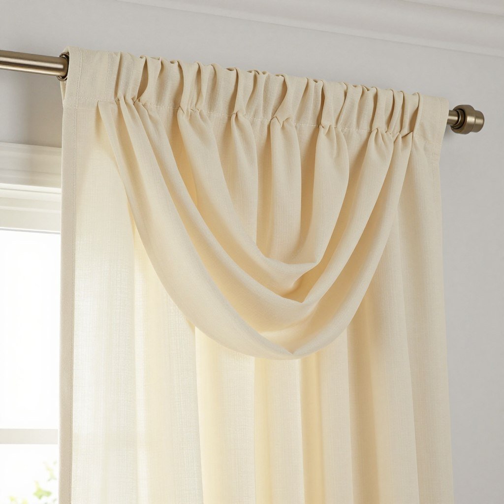 pinch pleat drapery detail on sliding door