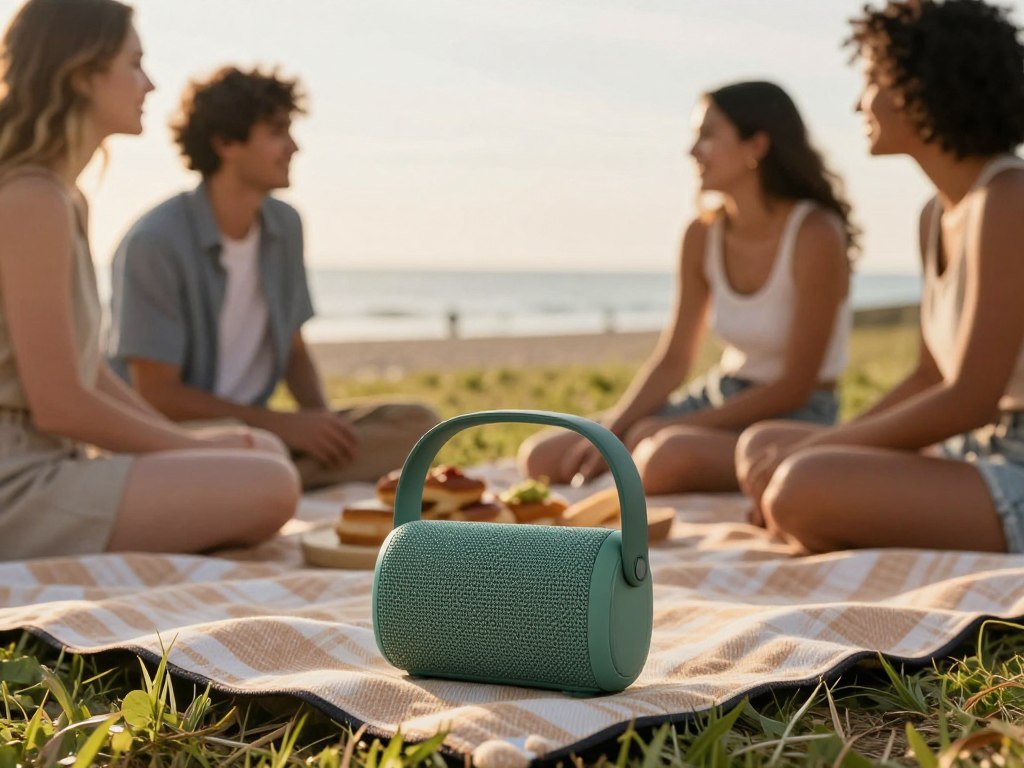 portable bluetooth speaker waterproof outdoor music quality sound