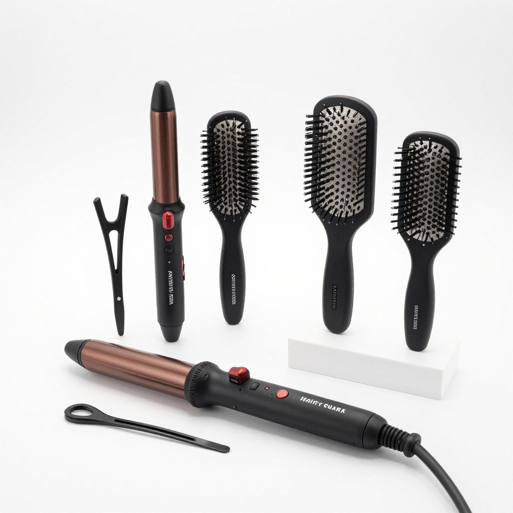 professional hair styling tool set for wedding hairstyles