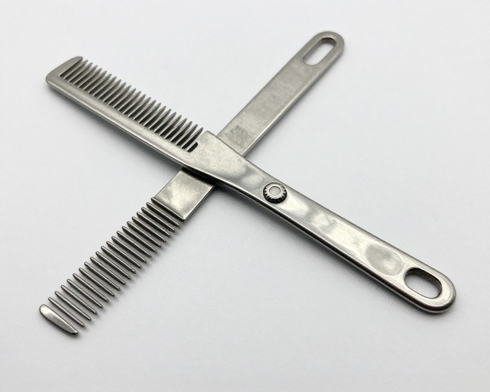 professional styling comb for slick back