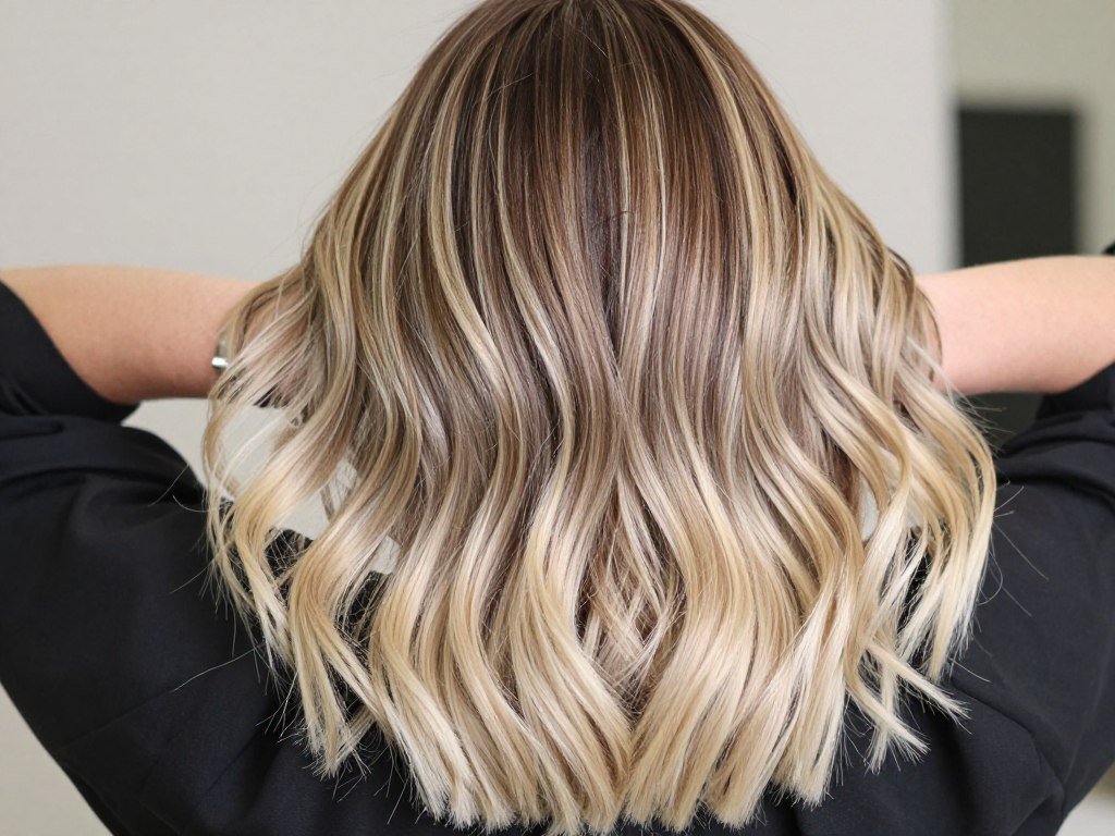 root shadow hair color technique for thin hair volume